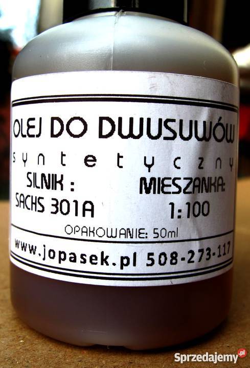 Olej do dwusuwów do mieszaniki z paliwem SACHs Łódź
