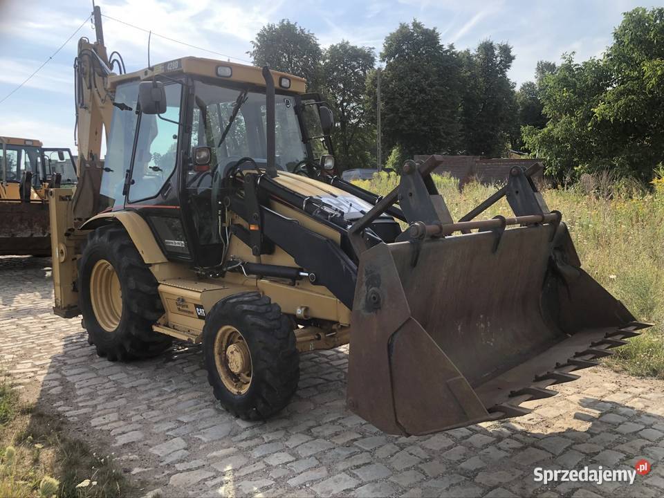 Koparkoładowarka cat 428D sprzedam