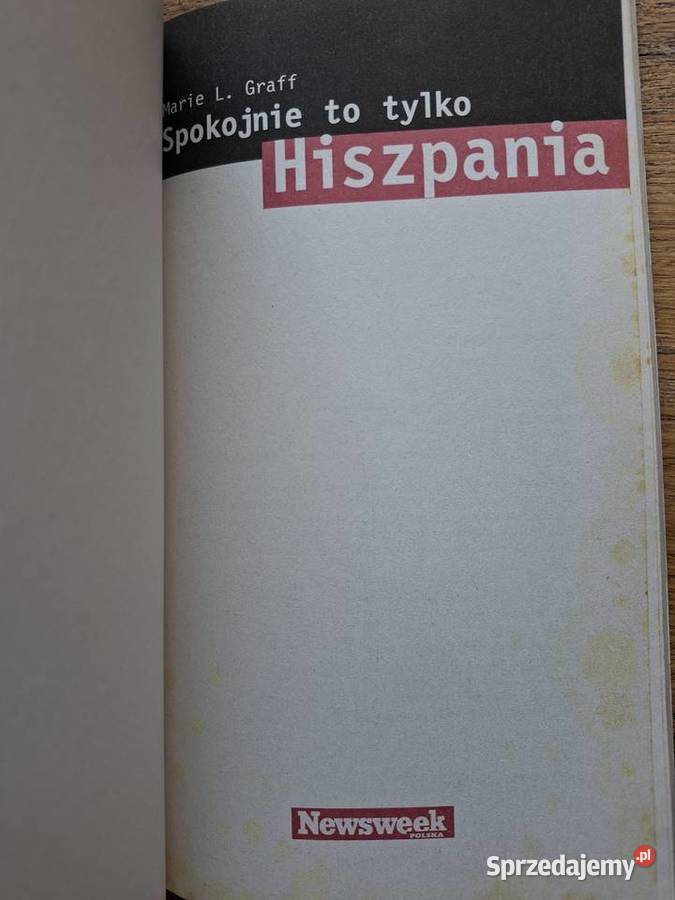 Spokojnie to Hiszpania Marie LGraff sprzedam