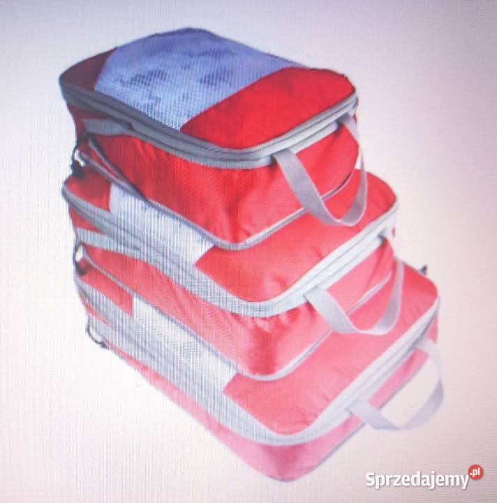 Organizer podróżny CZERWONY Torby kompresyjne Torby, plecaki i walizki