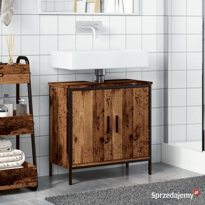 Szafka pod umywalkę stare drewno 60x30x60 Łazienkowe