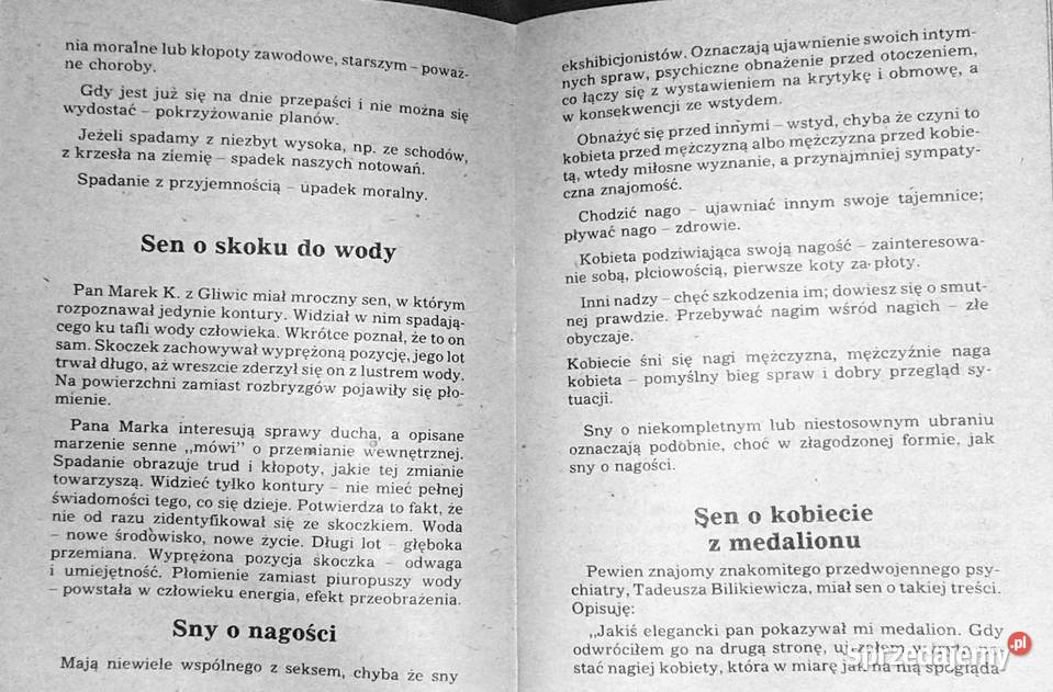 Tajemnice naszych snów Janusz Świerczyński miękka sprzedam