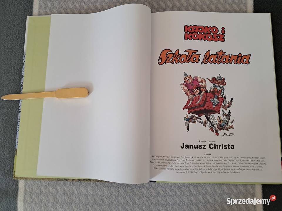 Książka komiks Kajko i Kokosz Szkoła latania wg Komiksy Kraków