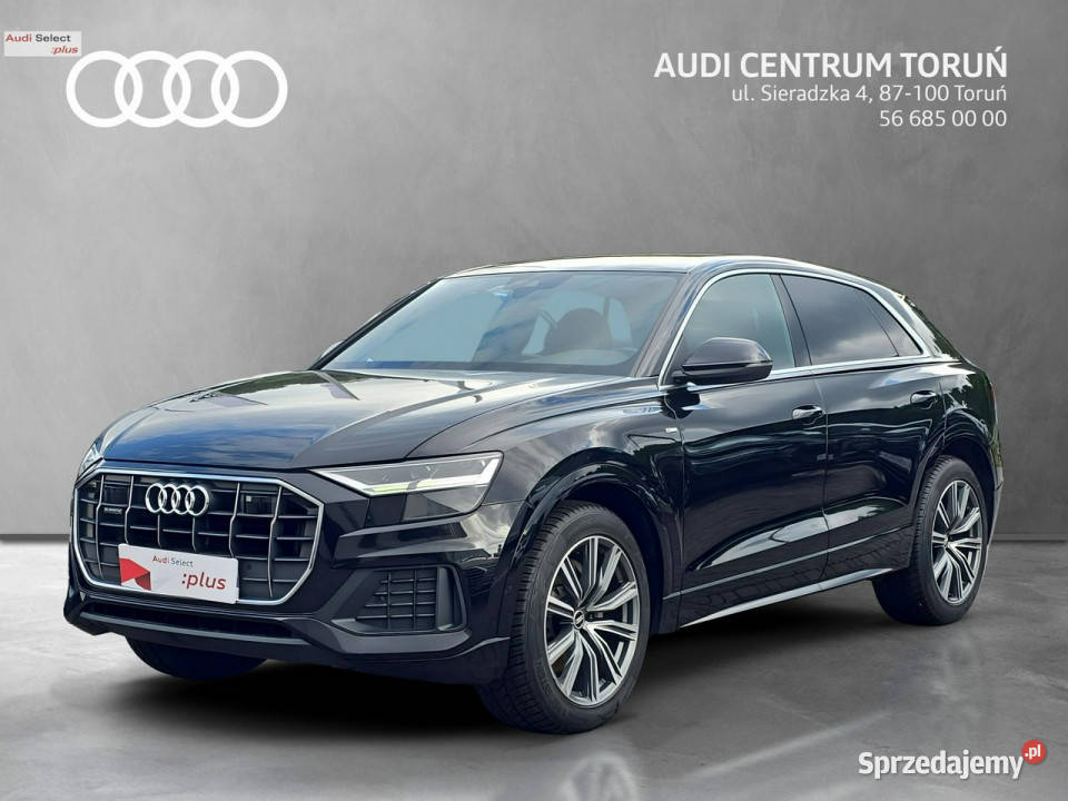 Audi Q8 LEDPneumatykaAlcantaraACCS centralny zamek kujawsko-pomorskie Toruń