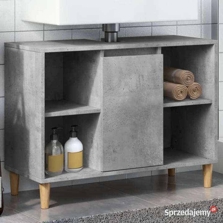 Szafka łazienkowa szarość betonu 80x33x60 Warszawa