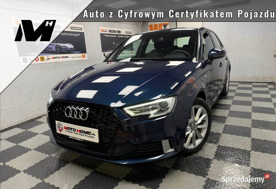 Audi A3 SLINE 16TDI 115 automat 5d GWARANCJ niebieski Poznań sprzedam