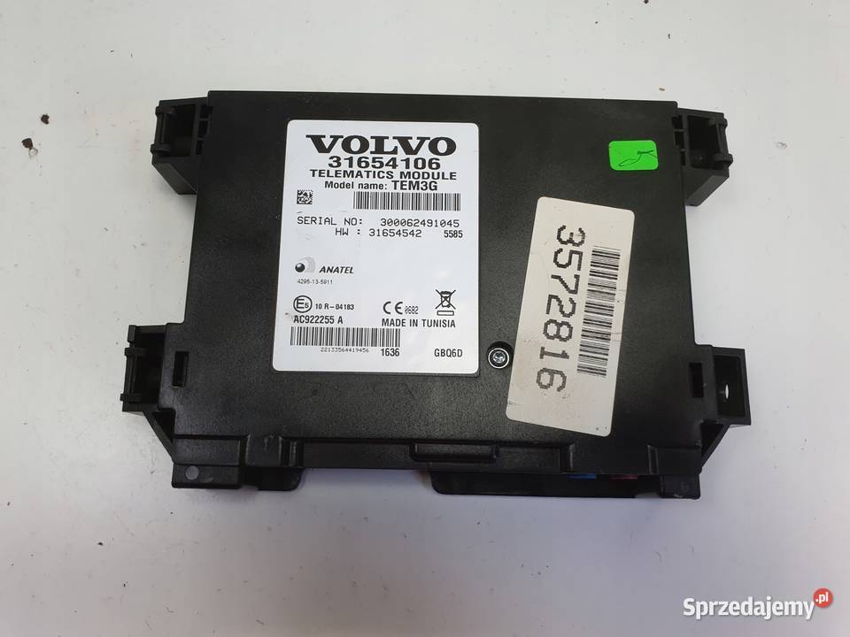 Volvo V40 II MODUŁ TELEFONU Sterownik 31654106 Chełm