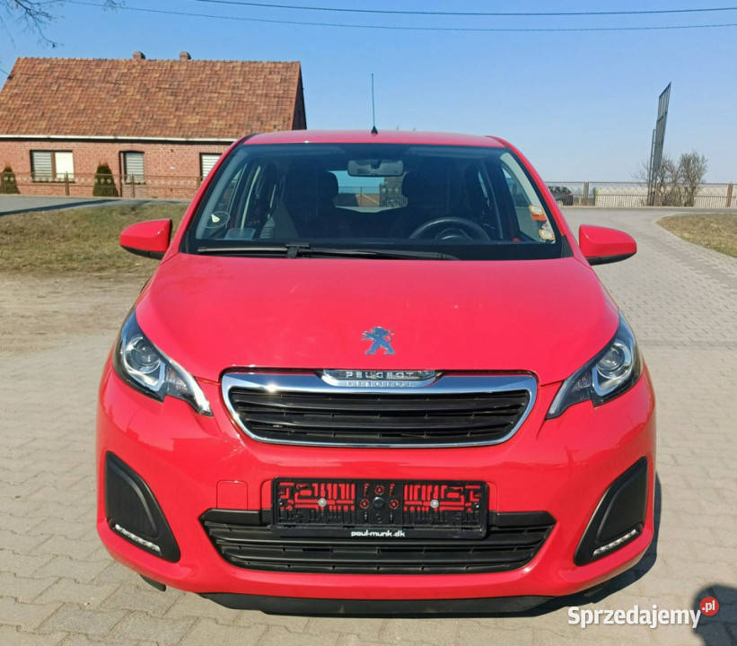 Peugeot 108 10 69 Serwisowany w ASO 69670km wielkopolskie Suchorzew
