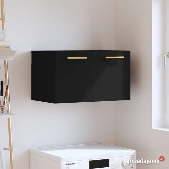 Szafka wisząca czarna 60x365x35 materiał Warszawa