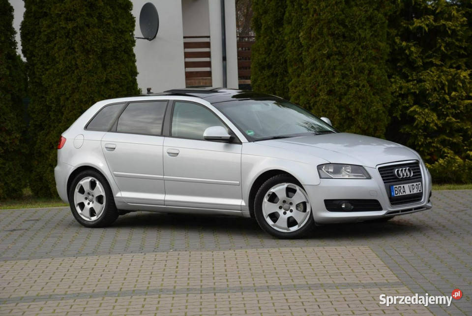 Audi A3 Lift DSG Panorama Skóry Duża Navi DRL Ostrów Mazowiecka