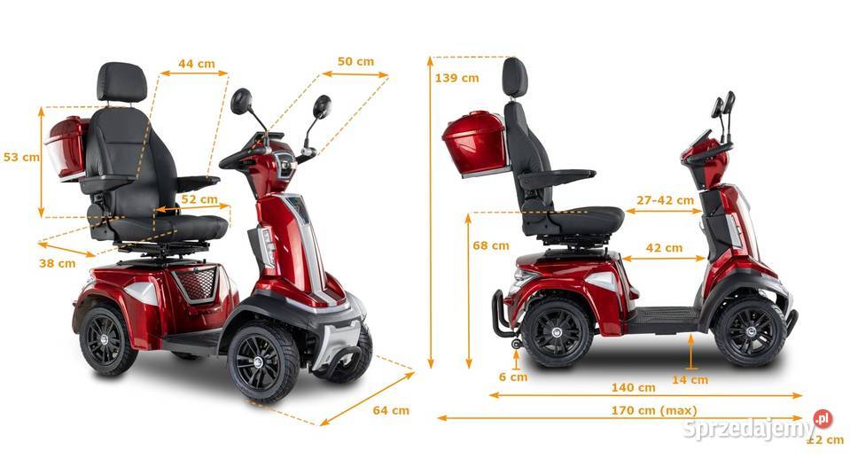 Skuter elektryczny seniora BILI BIKE SHINO G63 Warszawa