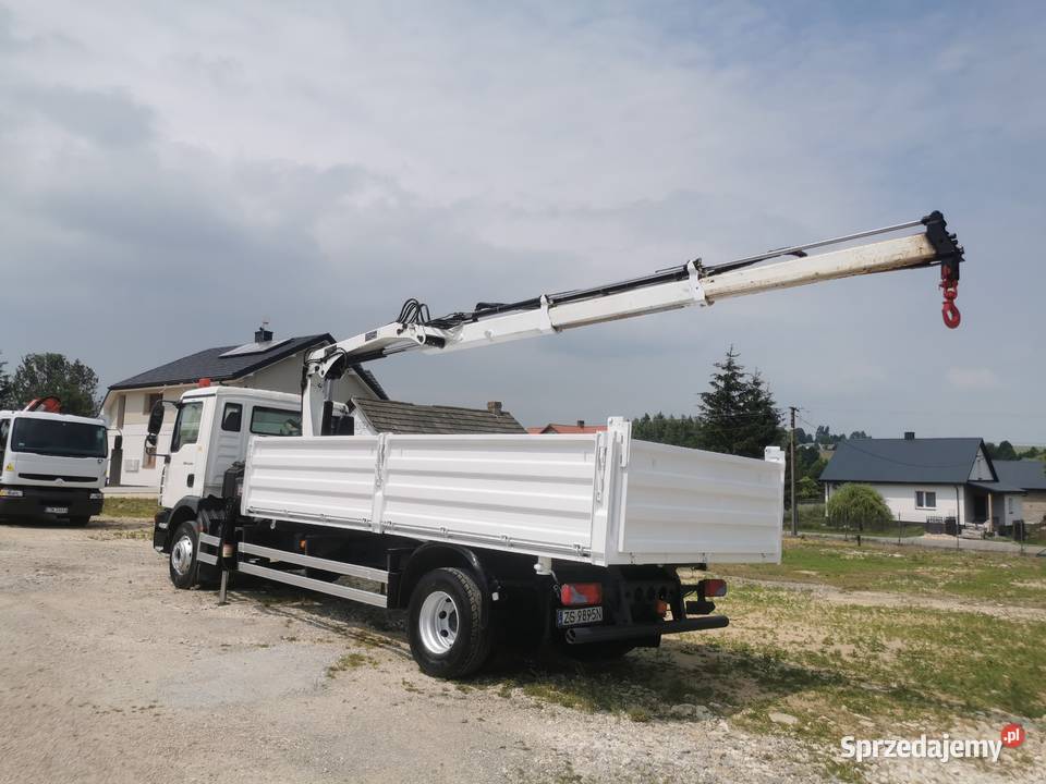 MAN TGM 15240 Żuraw HDS HIAB kiper wywrotka Dźwigi samochodowe Miechów