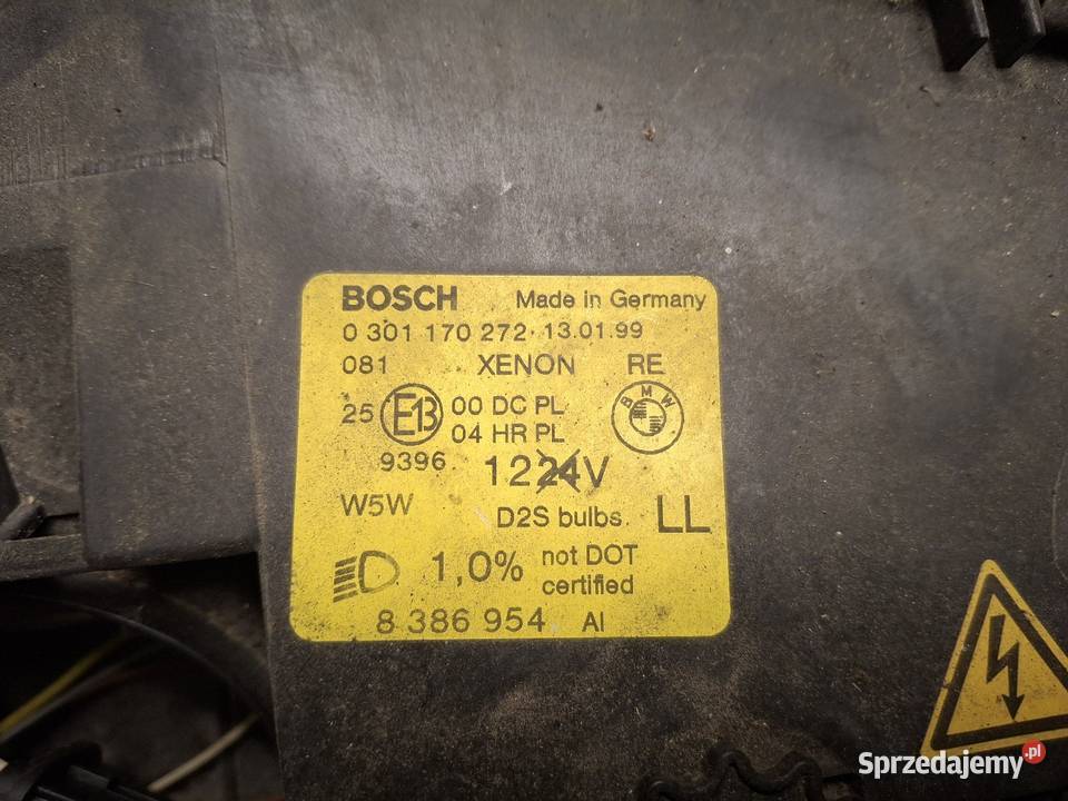 Lampy e38 xenon lift 8386953 8386954