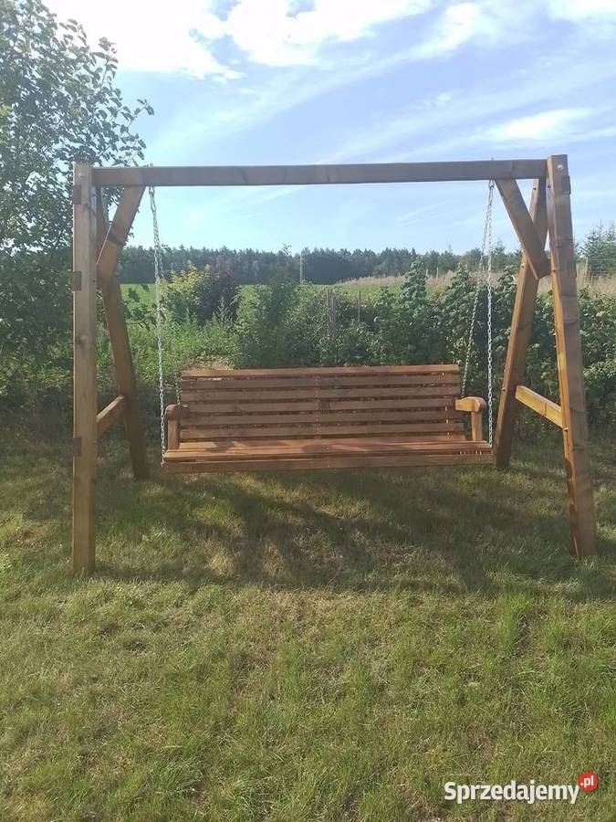 Huśtawka ogrodowa 3osobowa 240cm Nowogrodziec