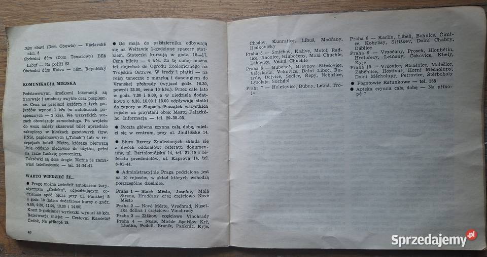 Praga przewodnik turystyczny TOlszewski KAW miękka Kraków sprzedam