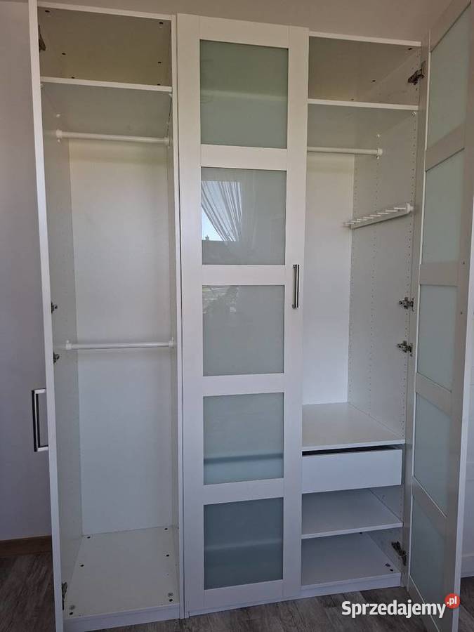 Szafa 3częsciowa szer 20m IKEA biały połysk 200cm
