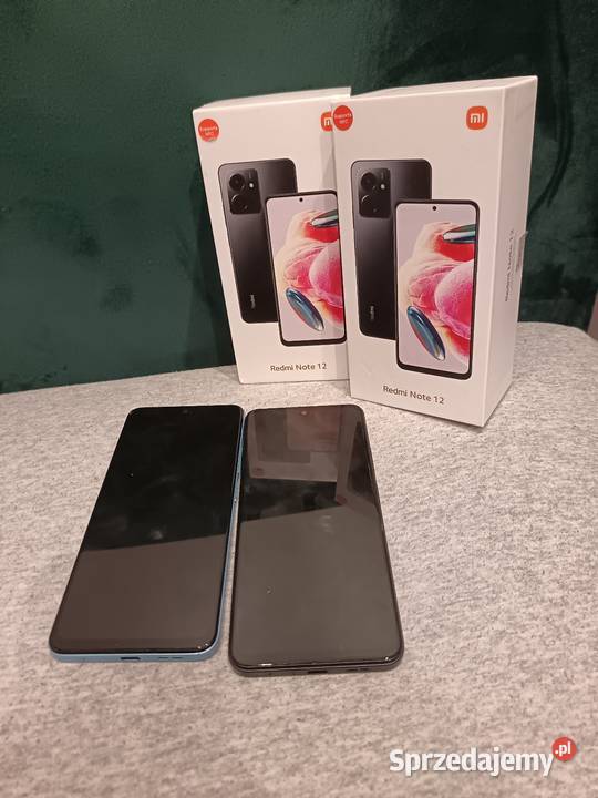 dwa telefony Redmi Note 12 128GB Telefony komórkowe Zielona Góra