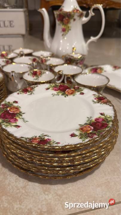 Porcelanowy zestaw Royal Albert Gorlice