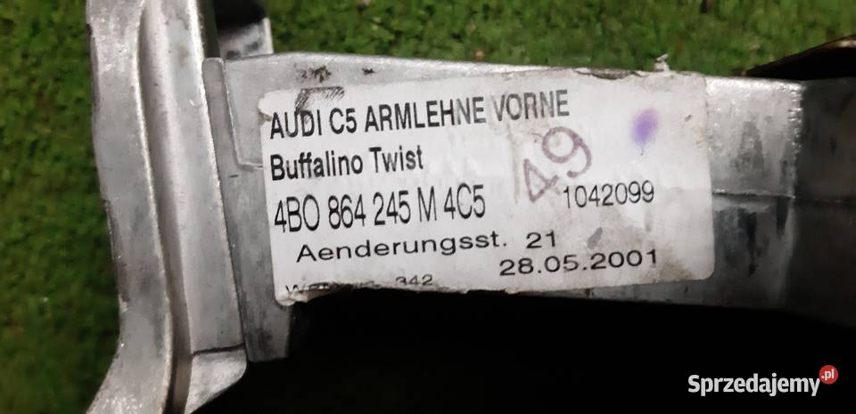 Podłokietnik audi a6 c5