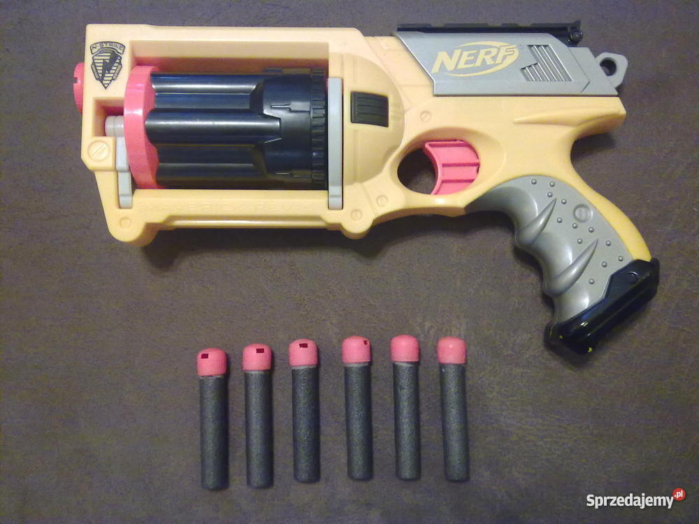 Najlepszy NERF NSTRIKE MAVERICK Pistolet 6 strza śląskie Bielsko-Biała
