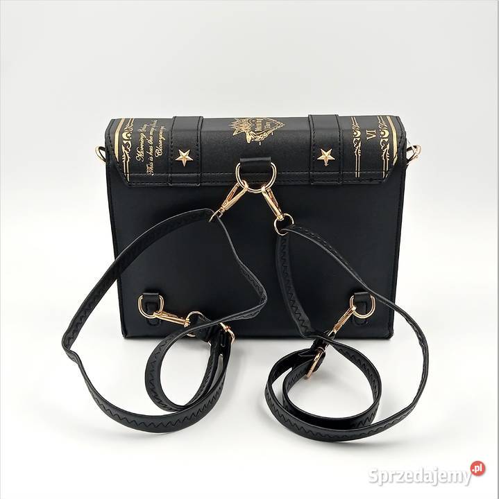 Torba plecak na ramie sórzana czarna księga Zawiercie