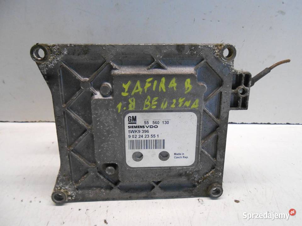 KOMPUTER SILNIKA OPEL ZAFIRA B 18 wielkopolskie