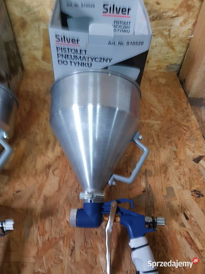 PISTOLET DO TYNKOWANIA Malowania Metal SILVER olejowy  Głogowa