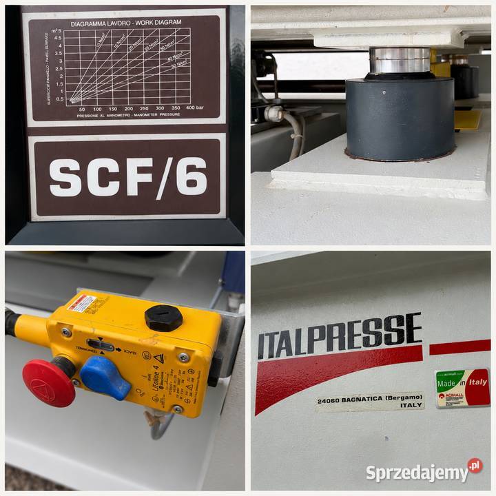 Prasa półkowa do fornirowania ITALPRESSE SCF 6 Kalwaria Zebrzydowska