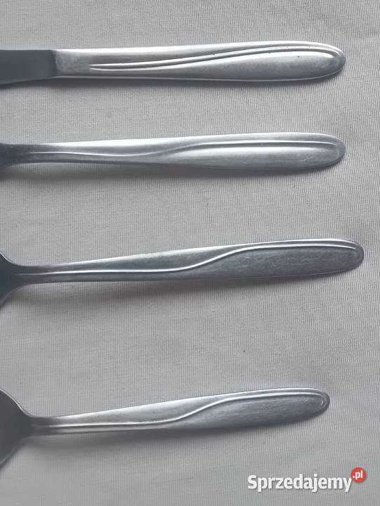 Komplecik sztućców Gerlach jednej osoby Stal Koźminek