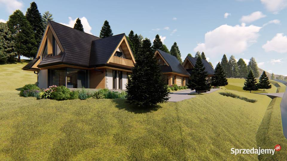 Piękna działka budowlana widok na góry i dolinę Rzepiska