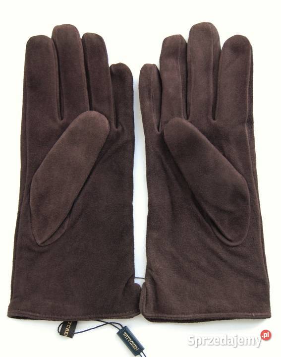 Rękawiczki damskie ocieplane welurowe Wittchen Dla kobiet Lublin