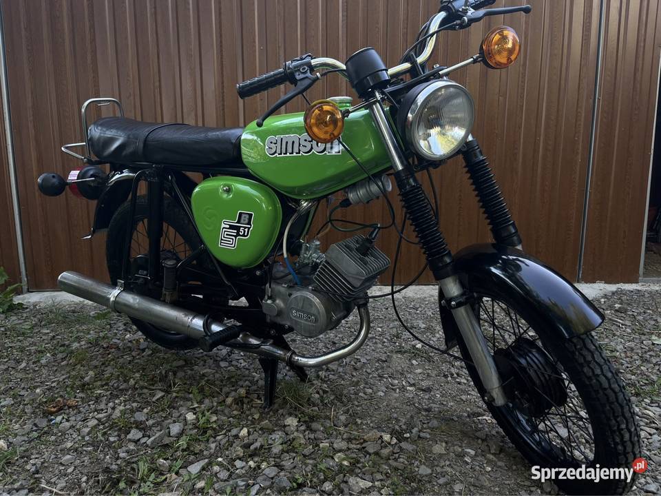 Simson S51 B1-3, czarne tablice, sprawny