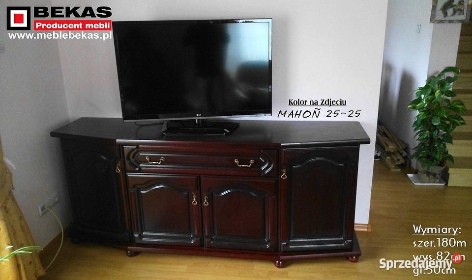 Stylowa NOWA Witryna Narożna Orzech Ciemny Kock