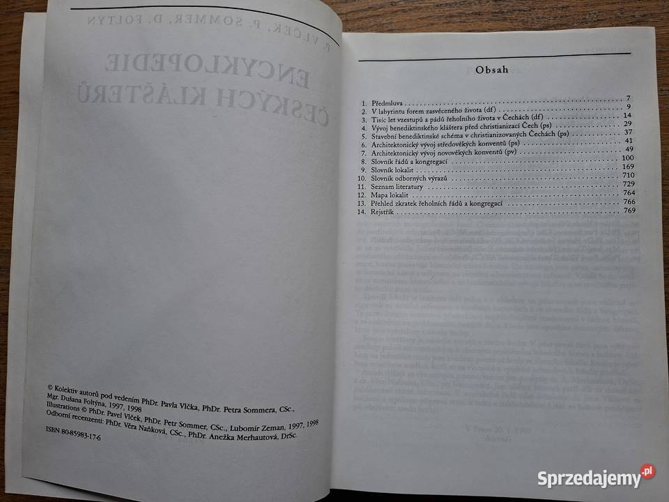 Encyklopedie ceskych klasteru Vicek Sommer Kraków
