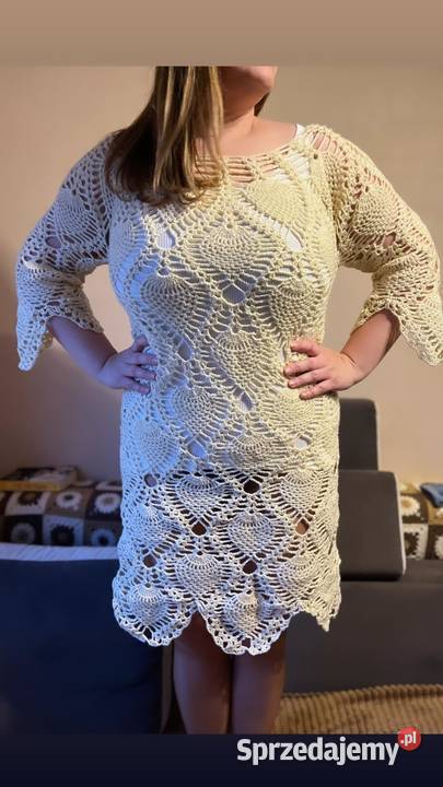 Szydełkowa sukienka Mrocza