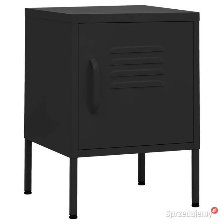 Szafka nocna czarna 35x35x51 stalowa WM336214 Warszawa