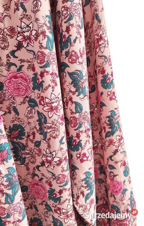 Bluzka w kwiaty Amisu XXL boho peasant plus size Szczecin sprzedam