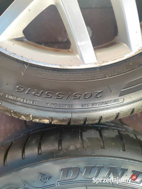 Felgi aluminiowe z Oponą dunlop 2055516 2023r Będzin