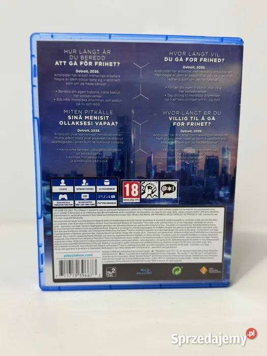 GRA DETROIT BECOME HUMAN NA 4 PLAYSTATION 4 ENG Gry na konsole Śrem