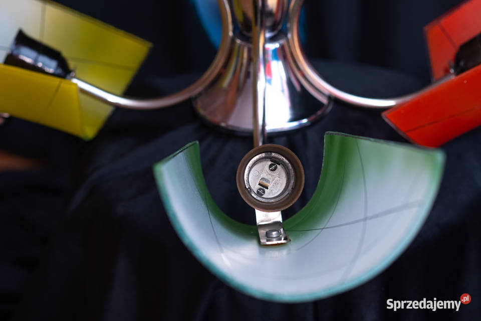 Żyrandol lata 60 Look PopArt MidCentury Vintage śląskie Dąbrowa Górnicza sprzedam