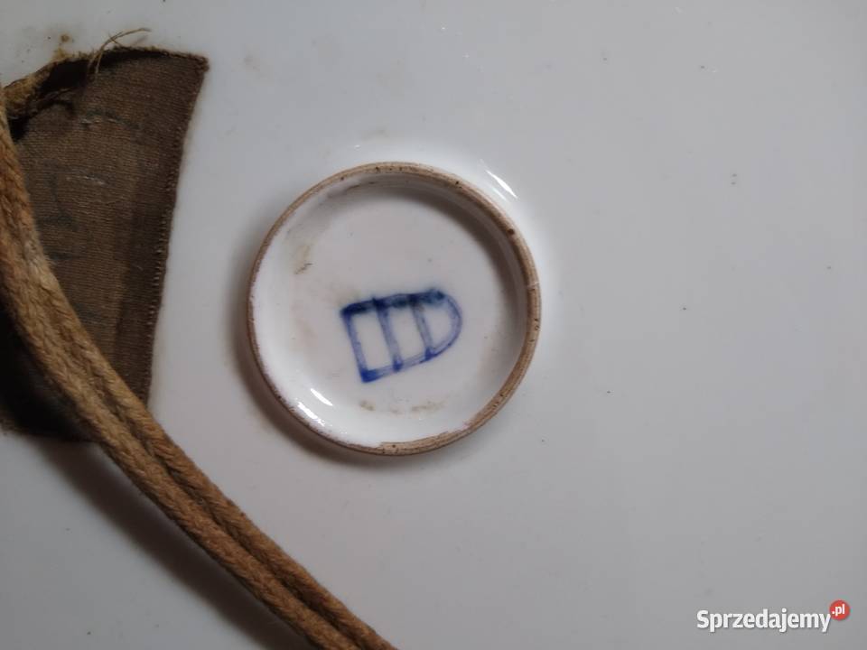 Talerz ozdobny przedwojenny porcelana Wiedeń Łódź