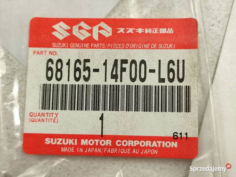NAKLEJKA SUZUKI NA ZADUPEK SUZUKI AN 250 lubelskie