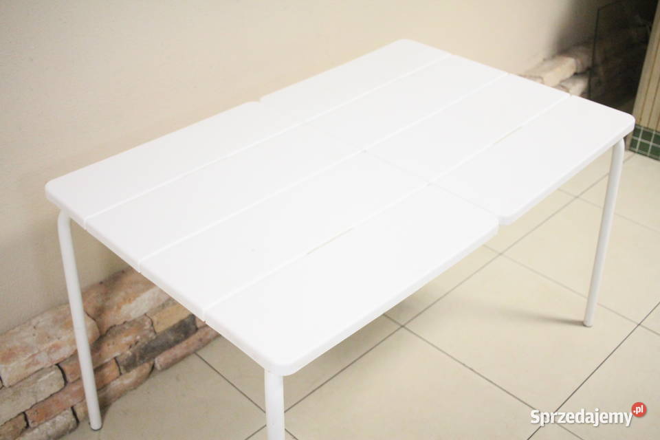 Stół składany cateringowy ogrodowy biały śląskie sprzedam