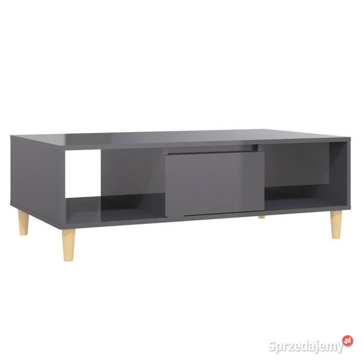 Stolik kawowy szary wysoki połysk 1035x60x35 Warszawa
