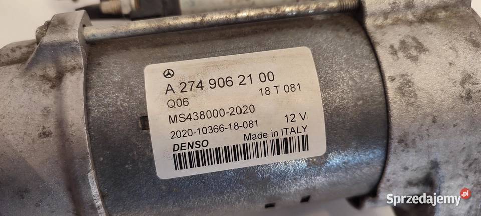MERCEDES GLC W253 X253 ROZRUSZNIK A2749062100 Układ elektryczny silnika