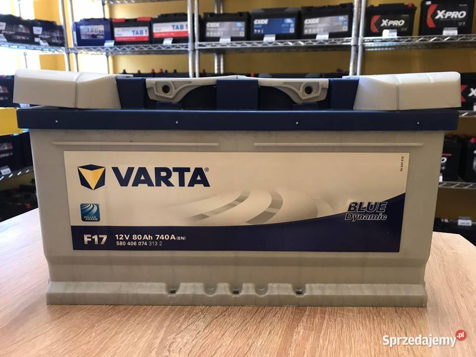 Akumulator VARTA Blue Dynamic F17 80Ah 740A EN Ełk sprzedam