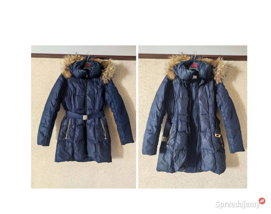 Lemotion puchowa kurtka płaszcz z kapturem jenot Moda i Styl