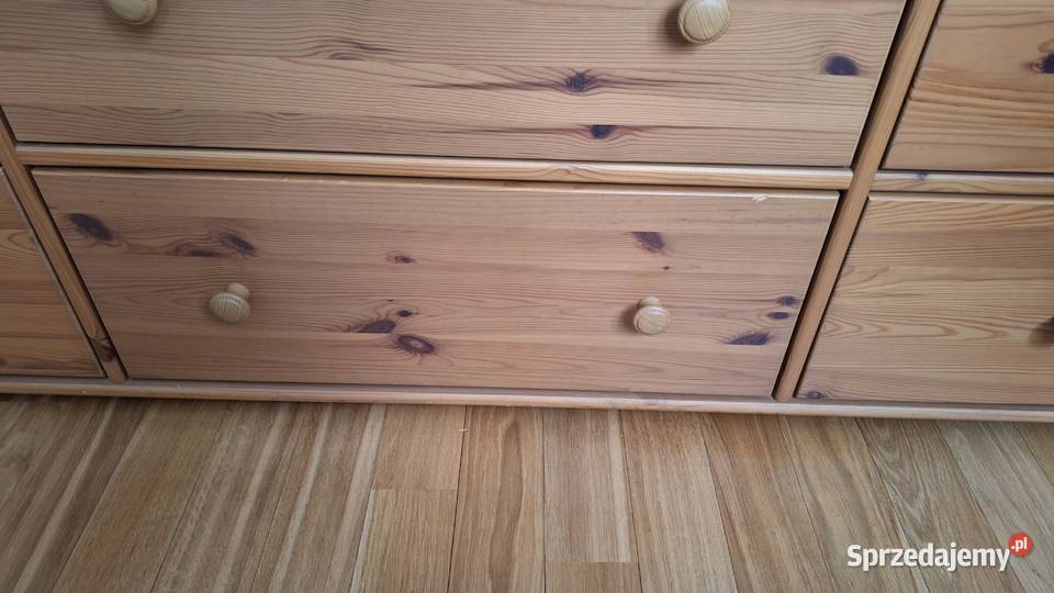 Komoda IKEA HURDAL 9 szuflad lite drewno Warszawa