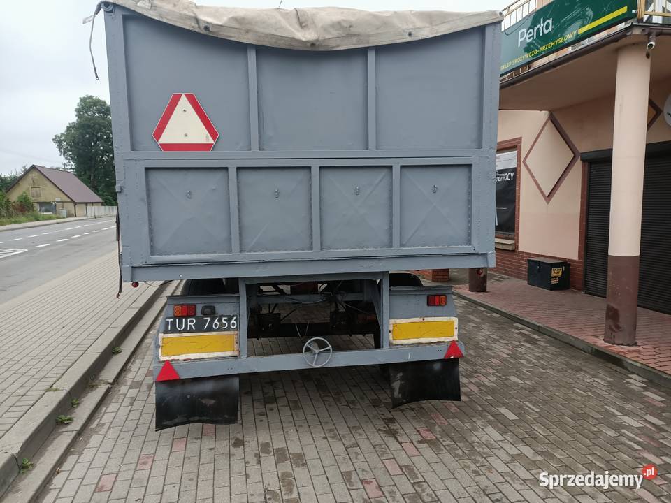 Przyczepa wywrotka wywrot hamulec pneumatyczno Sztum