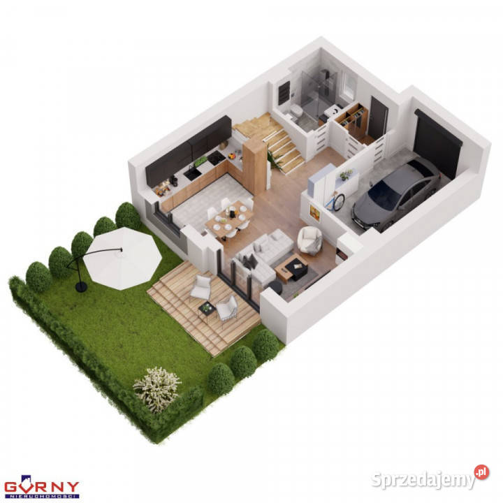 Dom Sulejów 15435m2 do wykończenia łódzkie